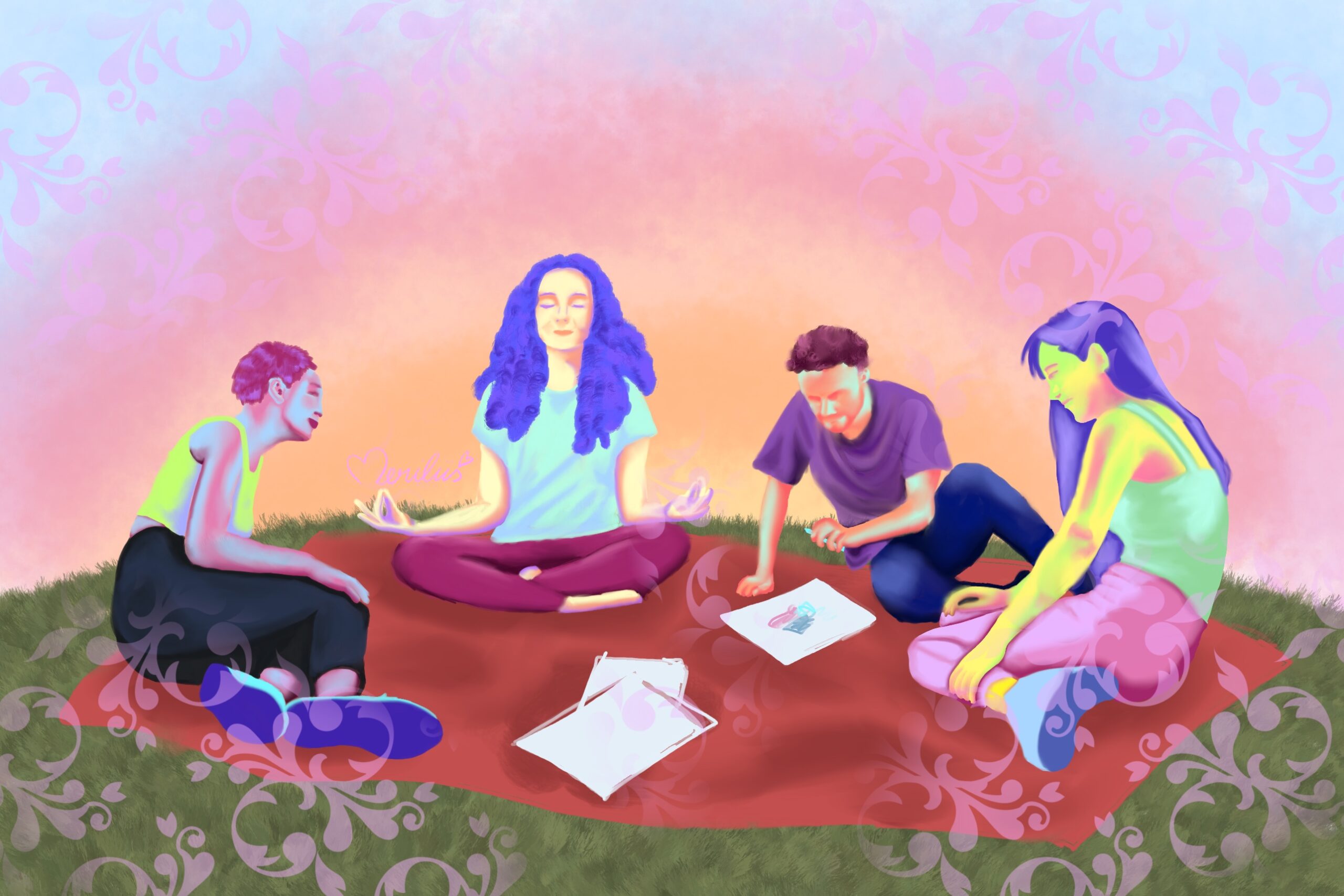 Grupitöö illustratsioon